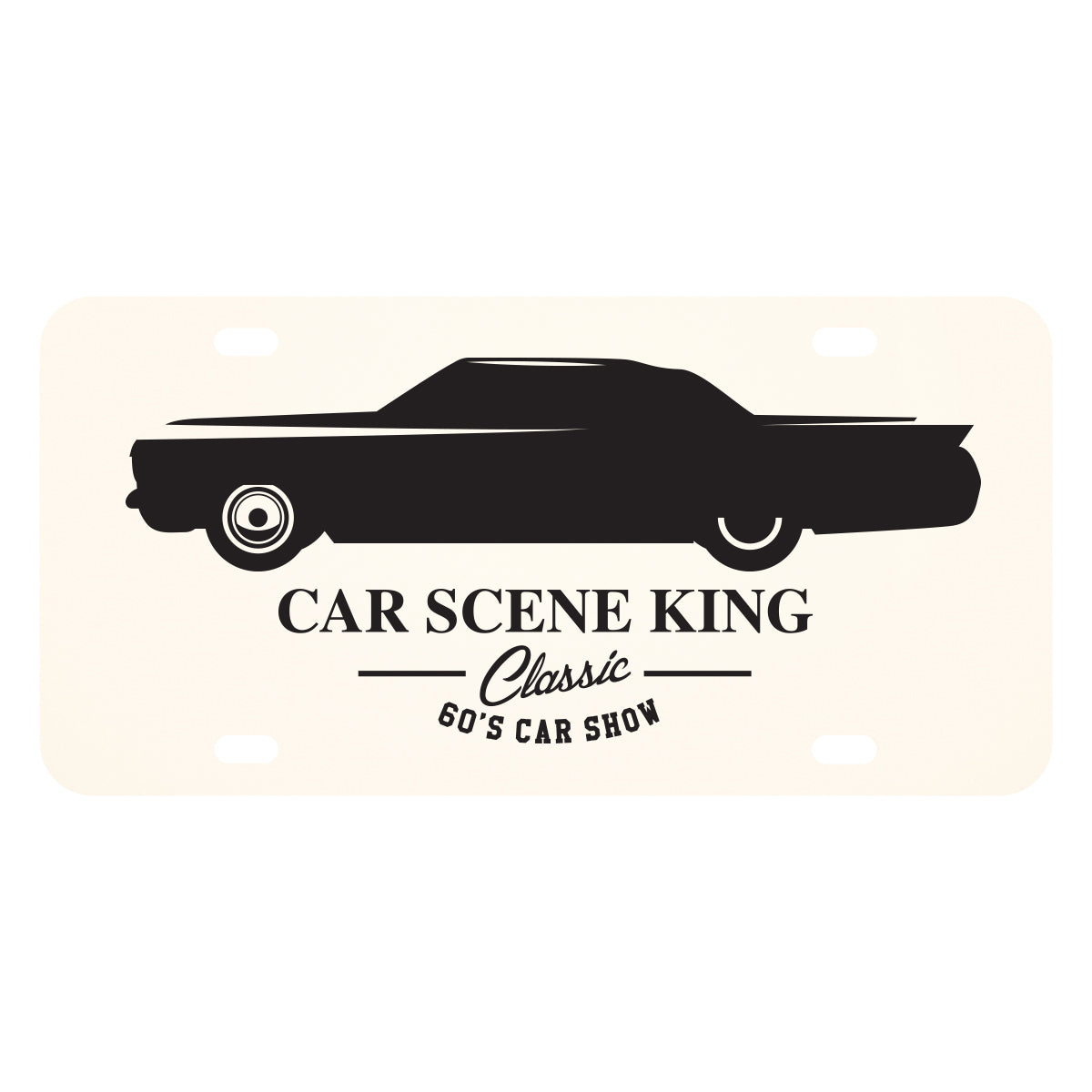Custom logo Custom License Plate 0.075