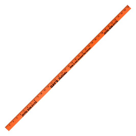 Custom logo Fluorescent Colorful Enameled Yardstick