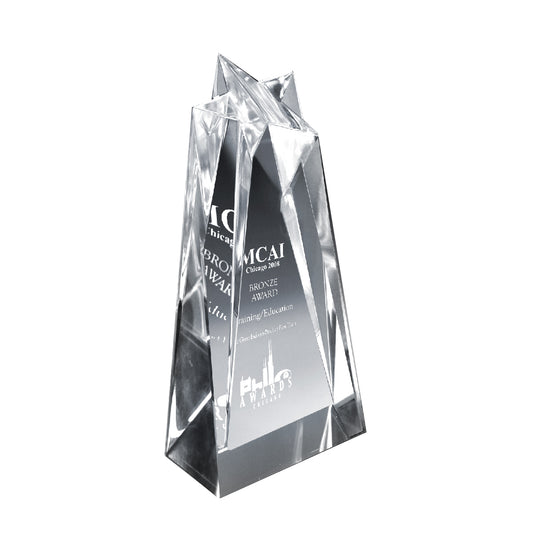 Custom logo Medium Star Sculpture Award