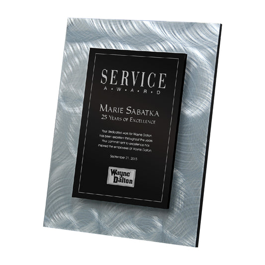 Custom logo Silver Wall Plaque