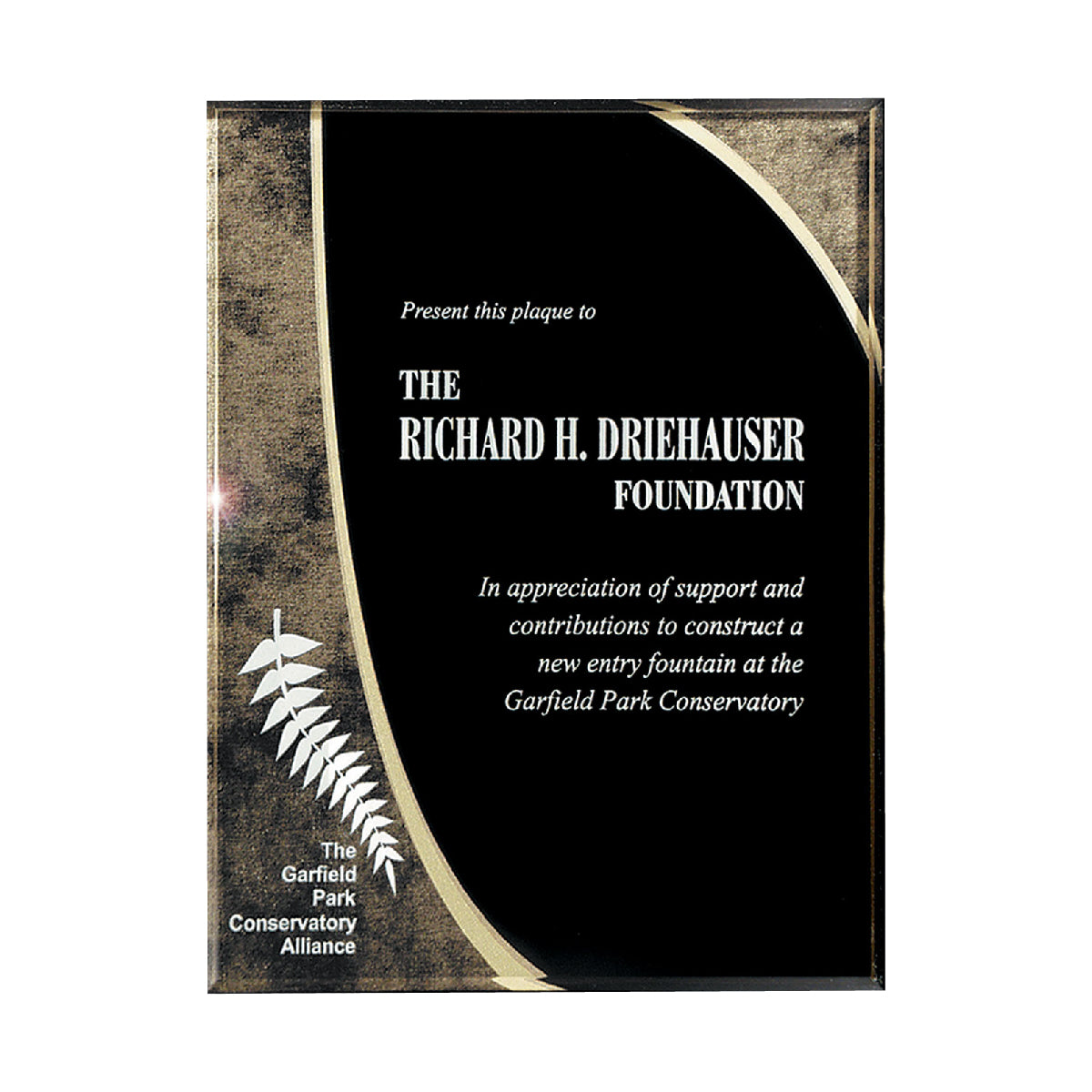 Custom logo Small Halley Plaque