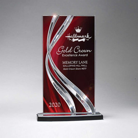 Custom logo Large Ribbon Award