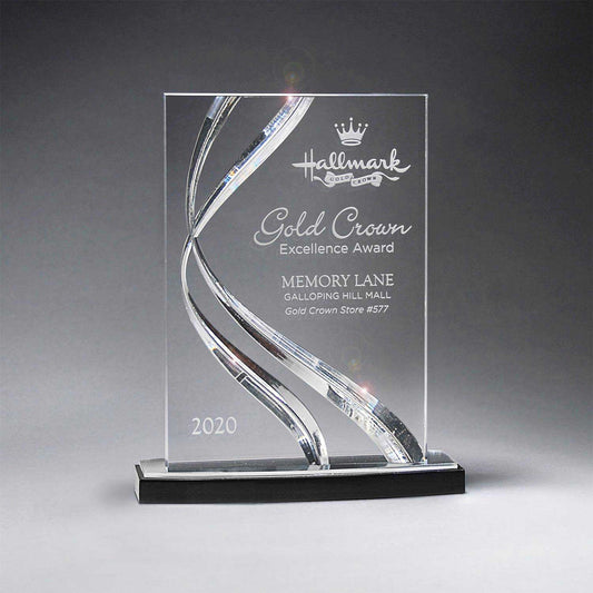 Custom logo Small Clear Award