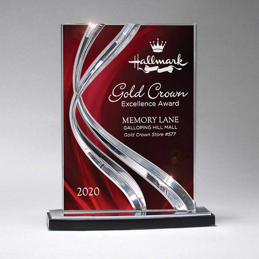 Custom logo Small Ribbon Award