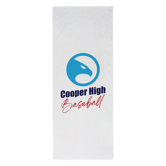Custom logo 30" X 60" Velour Beach Towel