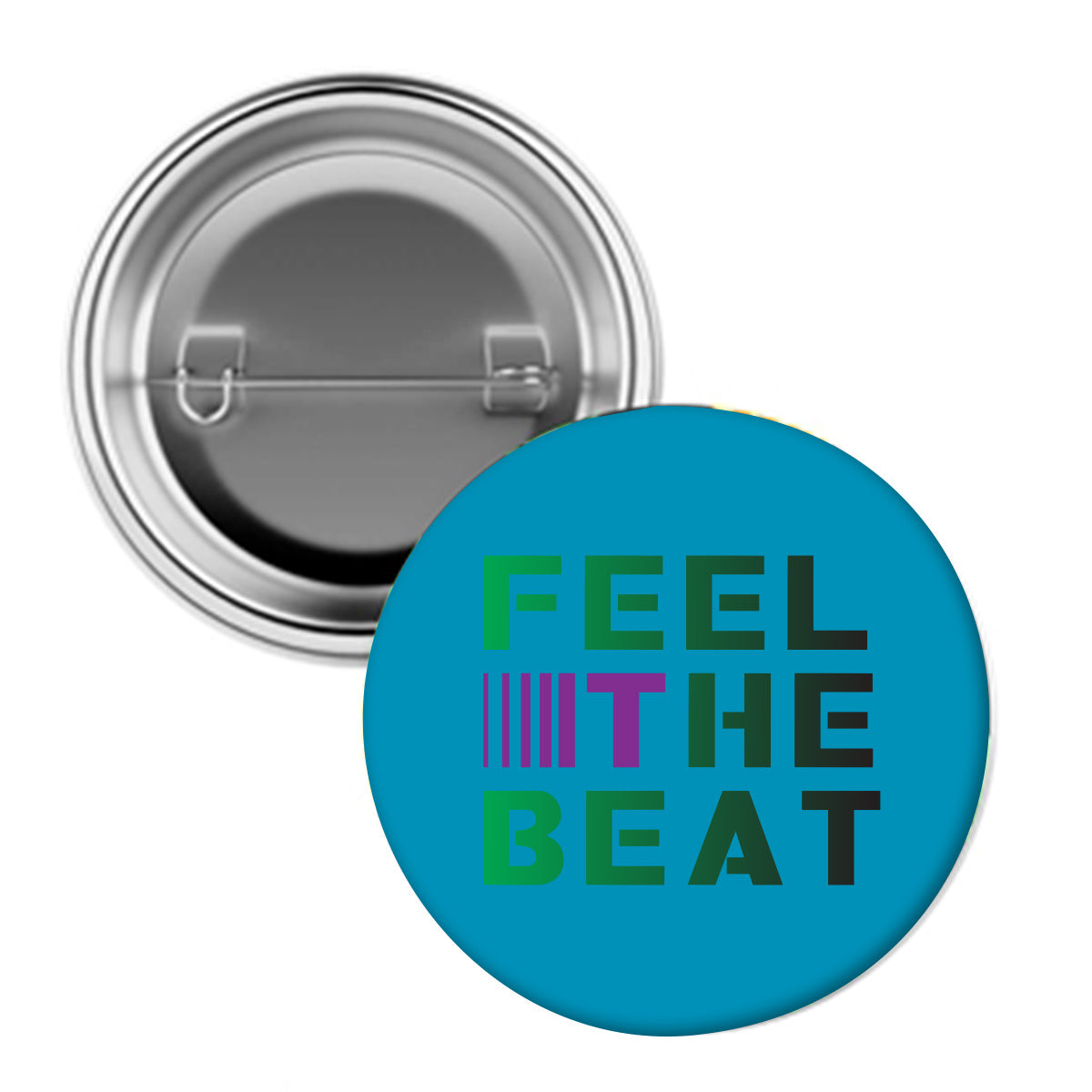 4" Full Color Pin Back Button