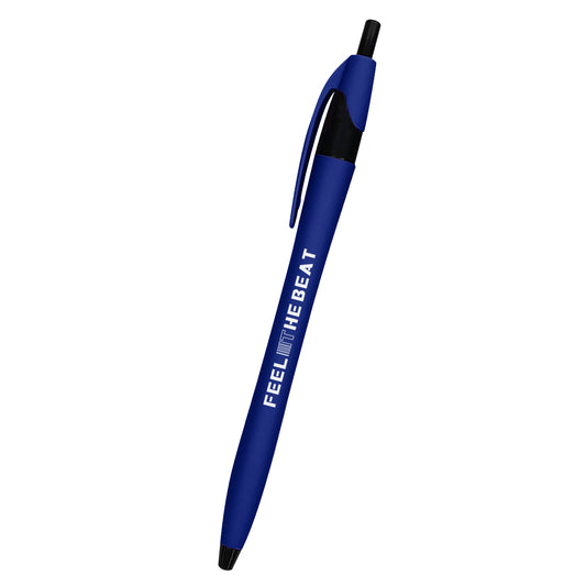 Custom logo Ellie Rubberized Dart Pen