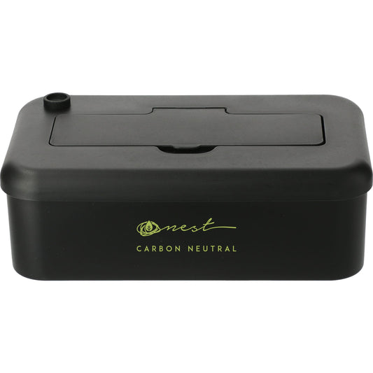 Custom logo Bamboo Fiber Lunch Box with Utensils