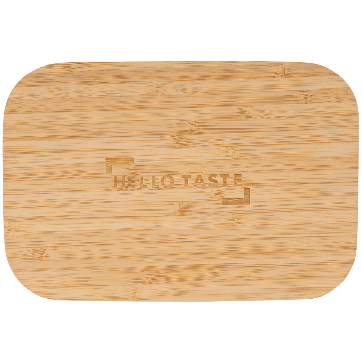 Custom logo Bamboo Fiber Lunch Box with Cutting Board Lid