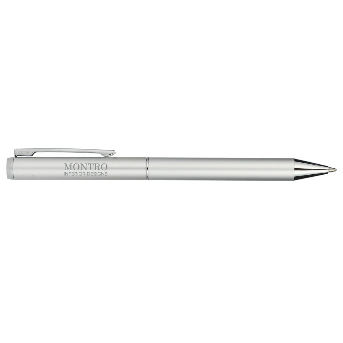 Custom logo Recycled Aluminum Ultra Gel Ballpoint