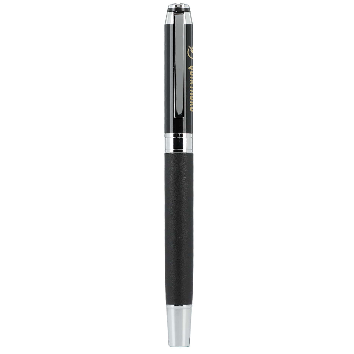 Custom logo Hyde Recycled Brass Gel Rollerball