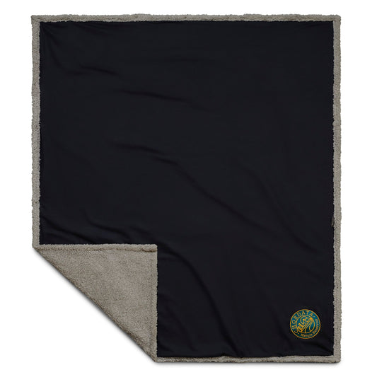 Custom logo Field & Co.® Oversized Wool Sherpa Blanket