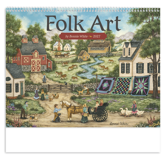 Custom logo Folk Art Calendar