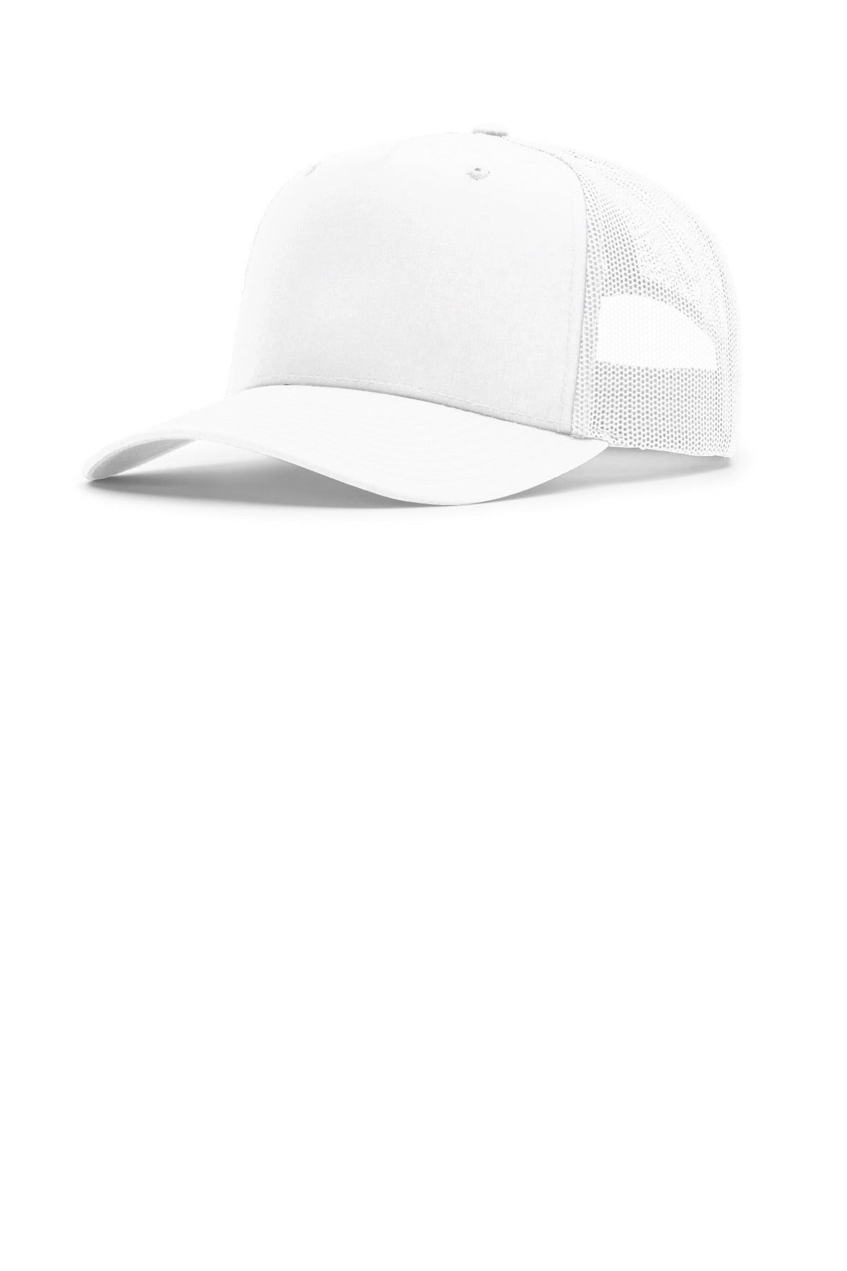 Custom logo Richardson Five-Panel Champ Trucker 112FPC in White