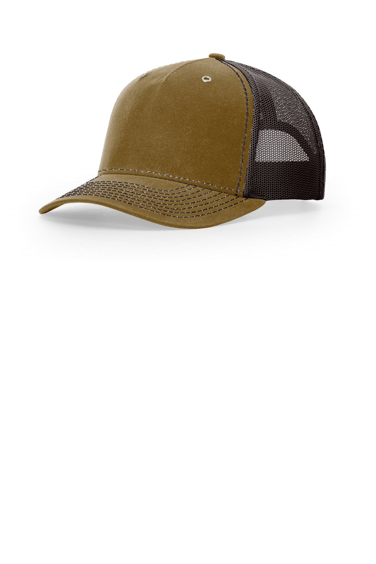 Custom logo Richardson Hawthorne 112WH in Whiskey/ Brown