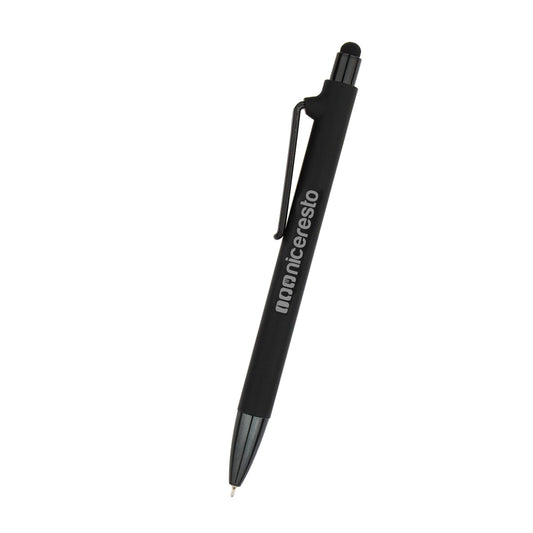 Custom logo Sonnie Rubberized Sleek Write Pen