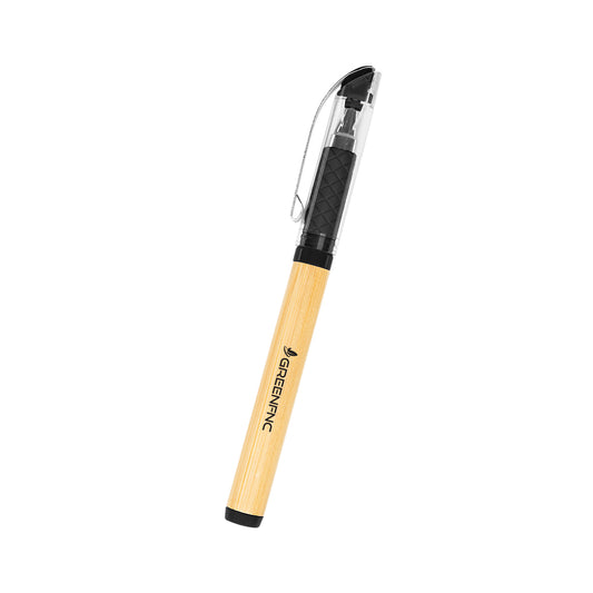 Custom logo Harper Bamboo Gel Pen