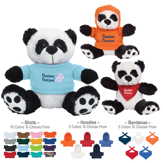Custom logo 8 ½" Big Paw Panda