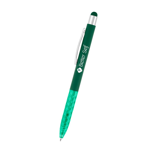 Custom logo Kelsey Recycled Aluminum Stylus Pen
