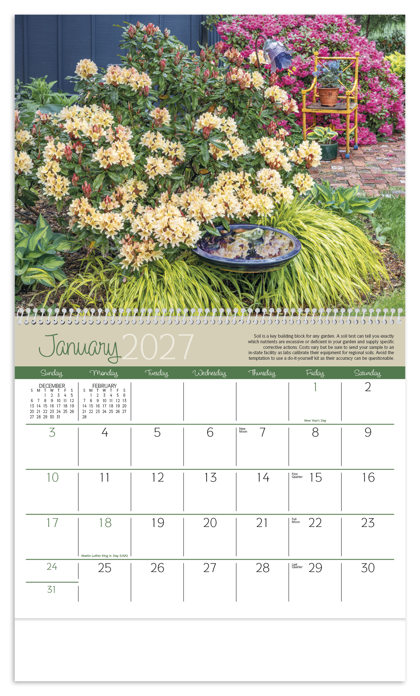 Gardens Calendar