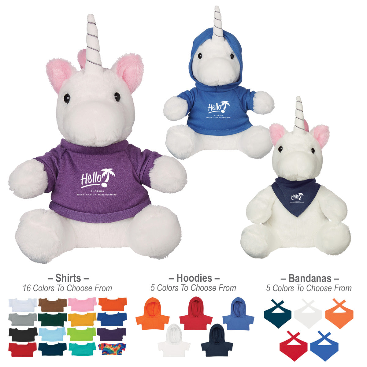 Custom logo 8 ½" Mystic Unicorn