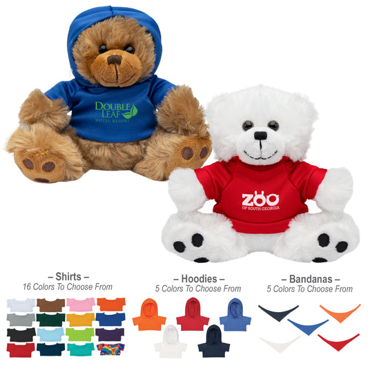Custom logo 6" Big Paw Bear