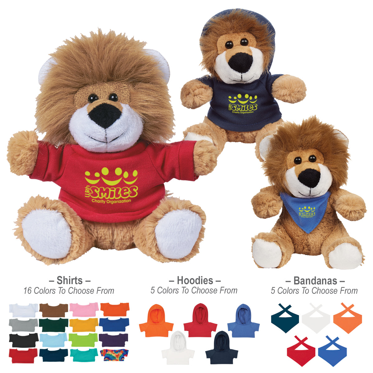 Custom logo 6" Lovable Lion