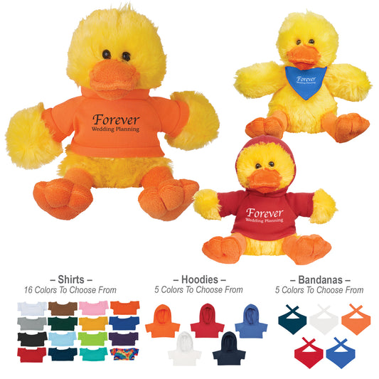 Custom logo 6" Delightful Duck