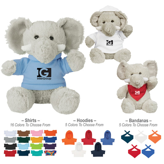 Custom logo 6" Excellent Elephant
