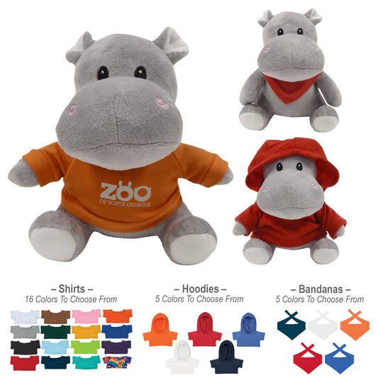 Custom logo 6" Herbie Hippo