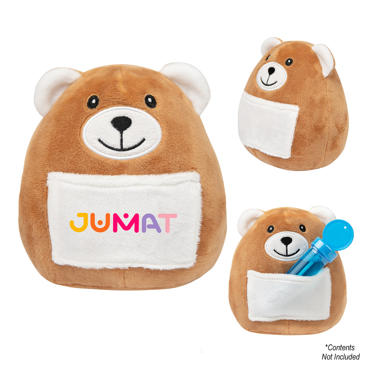 Custom logo 6" Pouch Pet Bear