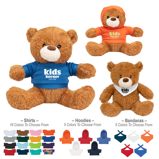 Custom logo 6" Soothing Buddy Hot & Cold Bear