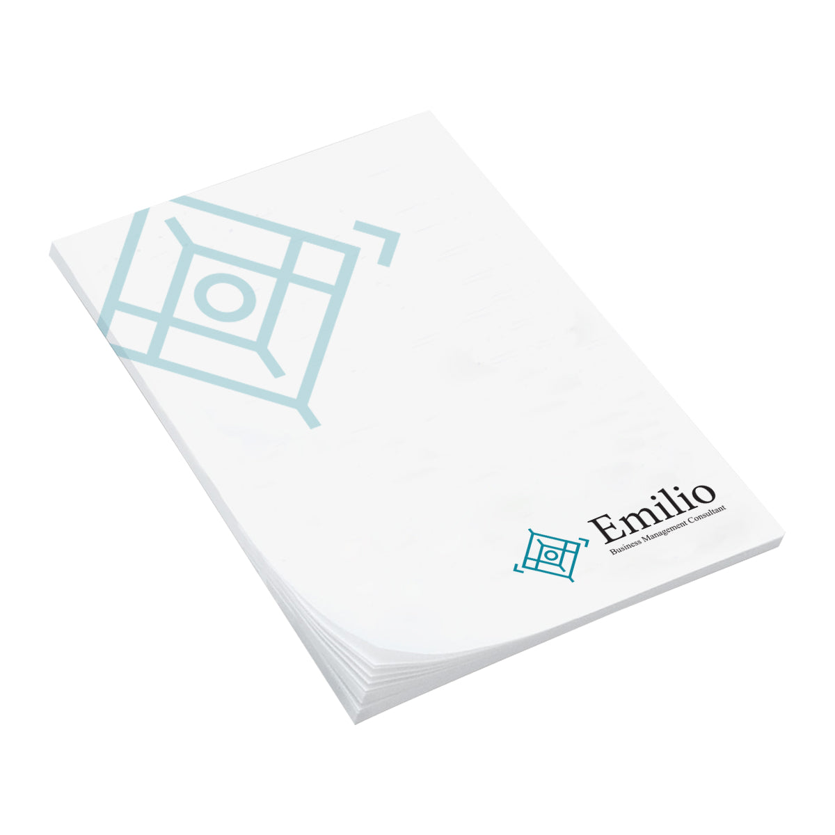 Custom logo Post-it® 4" x 6" Full Color Notes - 25 Sheets