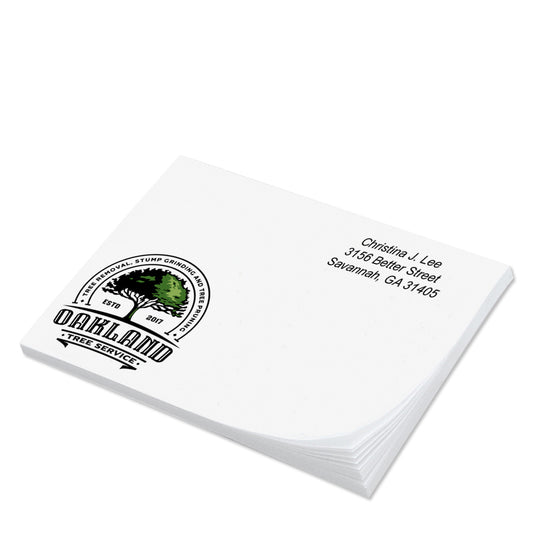 Custom logo Post-it® 4" x 3" Full Color Recycled Notes – 25 Sheets