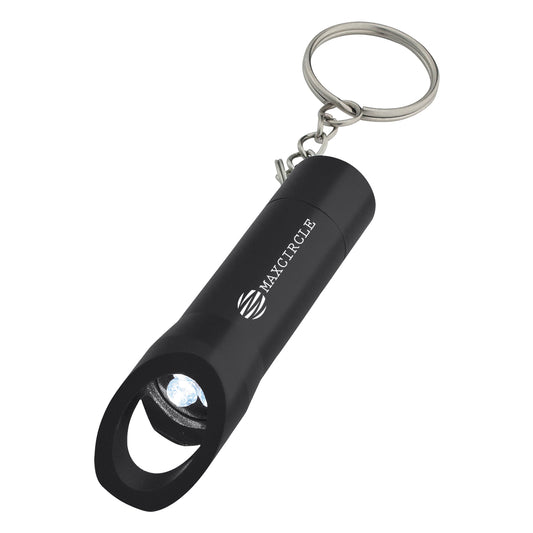 Custom logo Aluminum LED Flashlight With Bottle Opener