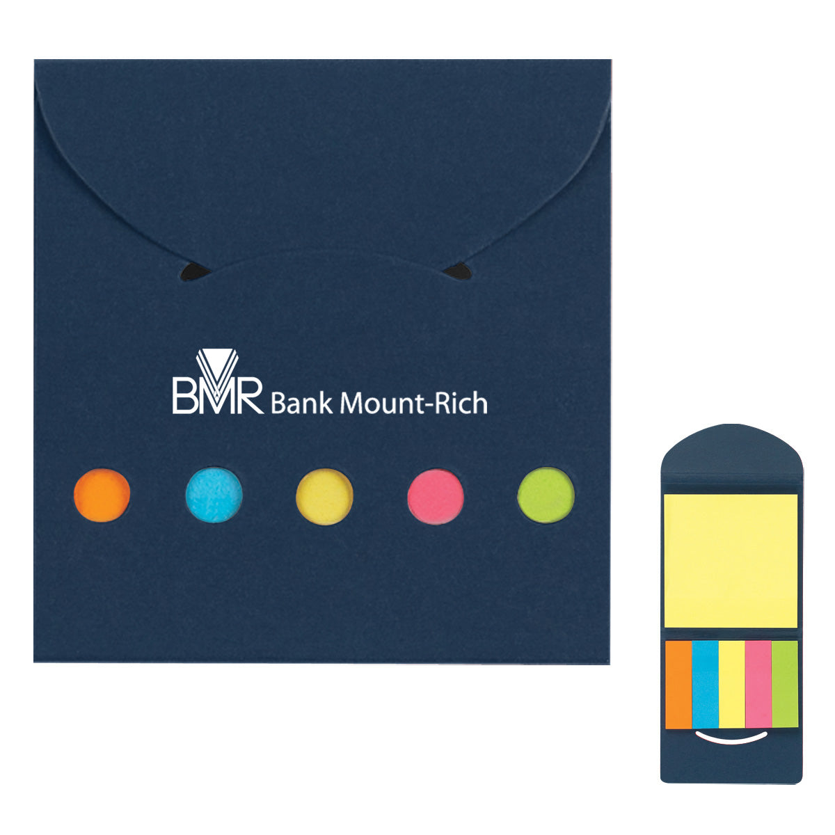 Custom logo Sticky Notes And Flags In Pocket Case