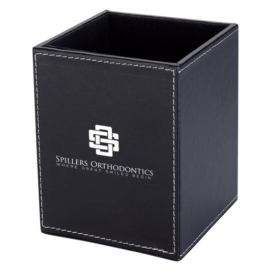 Custom logo Executive Pen & Pencil Cup