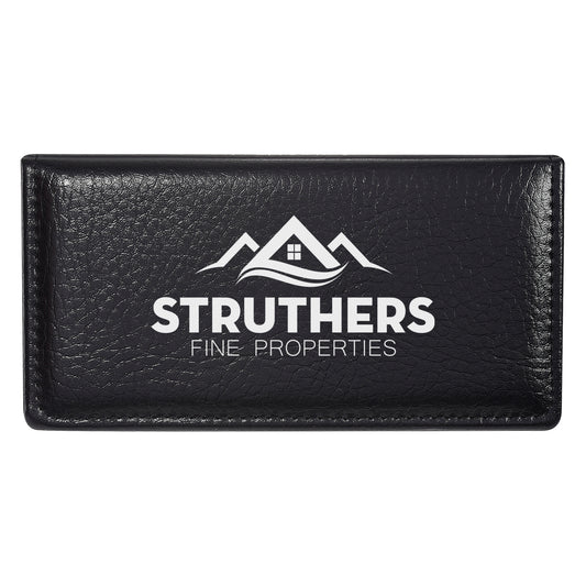 Custom logo Leather Look Case Of Sticky Notes With Calendar