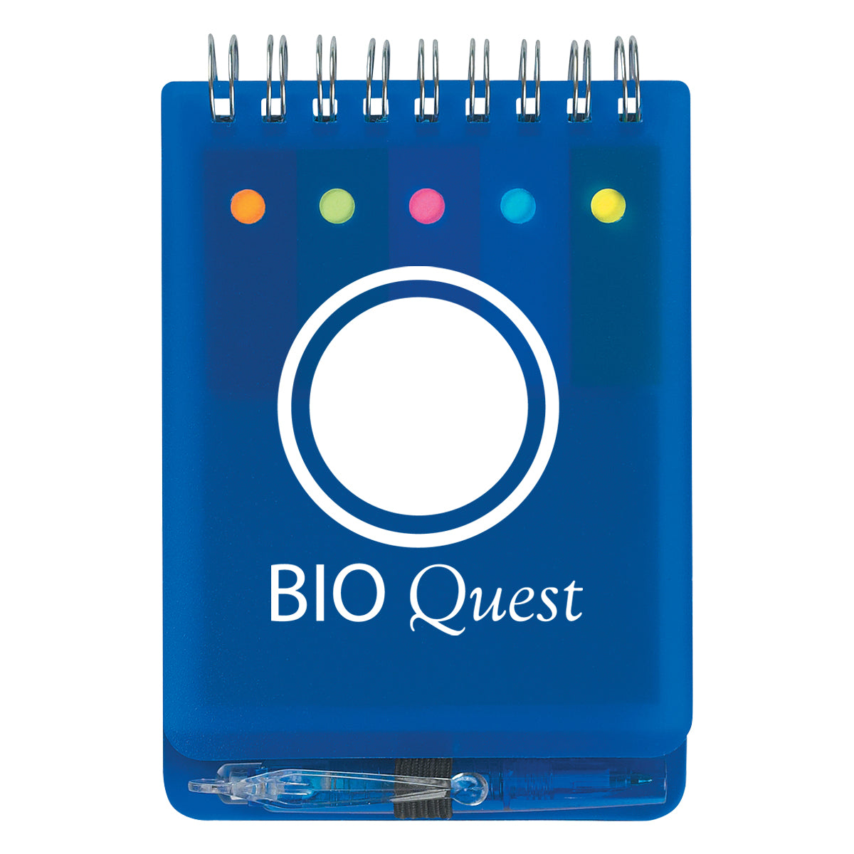 Custom logo Spiral Jotter With Sticky Notes, Flags & Pen