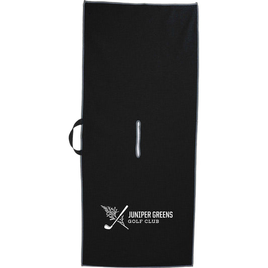 Custom logo 17" x 40" Recycled Slip-Over Player Towel