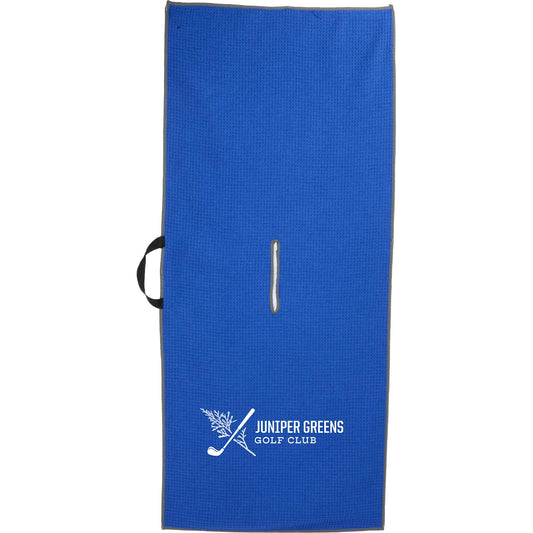 Custom logo 17" x 40" Recycled Slip-Over Player Towel
