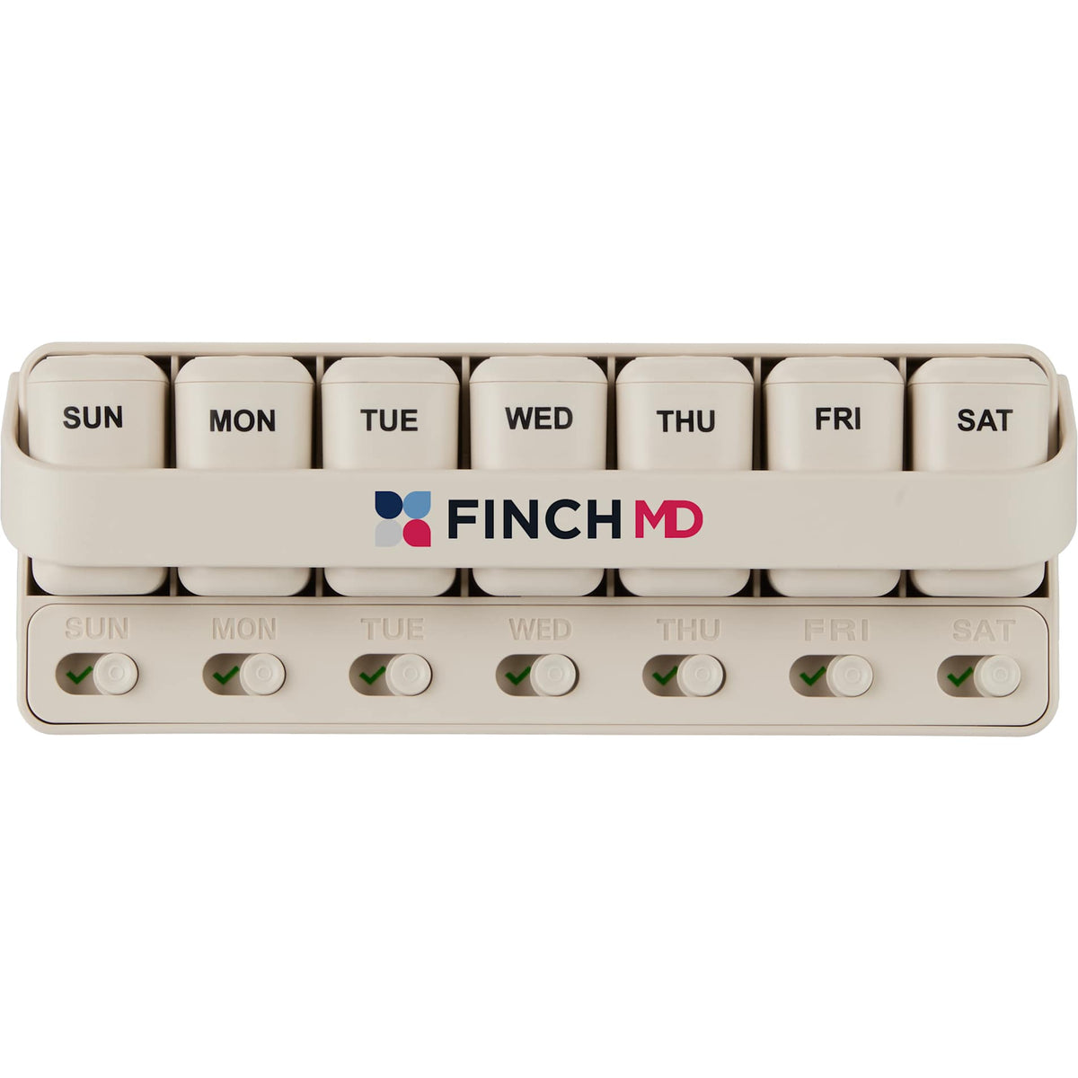Custom logo Wellable™ Daily Pill and Supplement Organizer