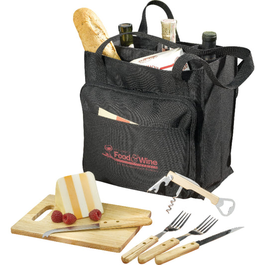 Custom logo Modesto Picnic Carrier Set
