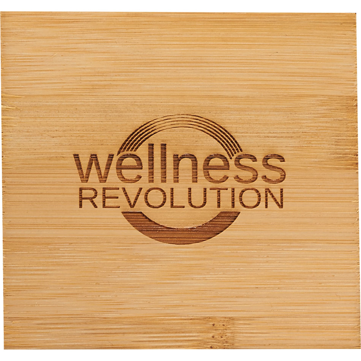 Custom logo Bamboo Coaster Set
