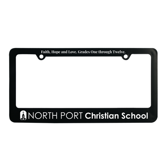 Classic License Plate Frame with 2 Holes
