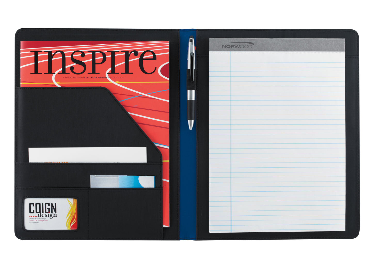 Custom logo Hype Padfolio