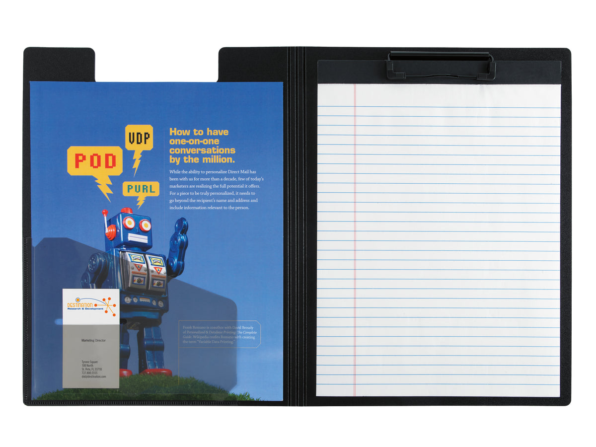 Custom logo Clipboard Folder