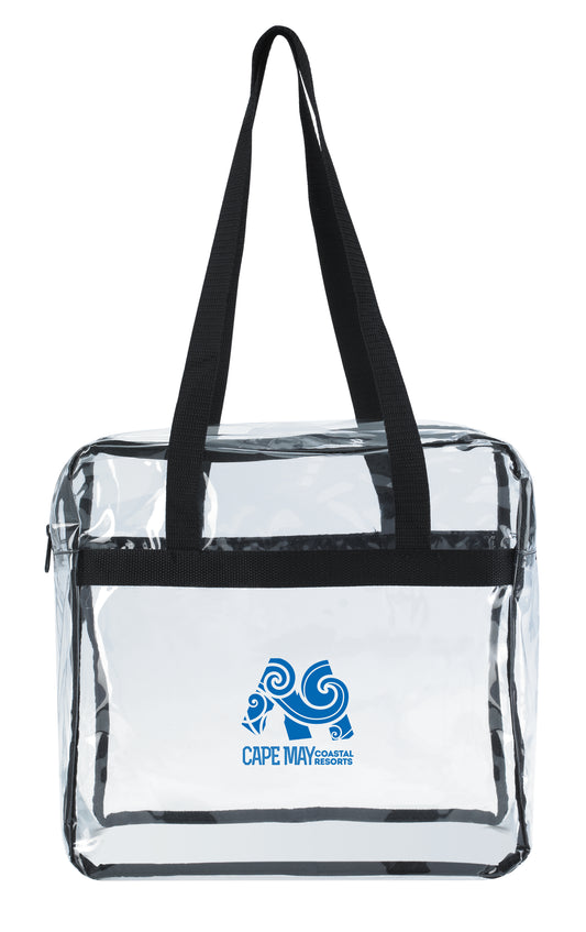 Clear Zippered Tote