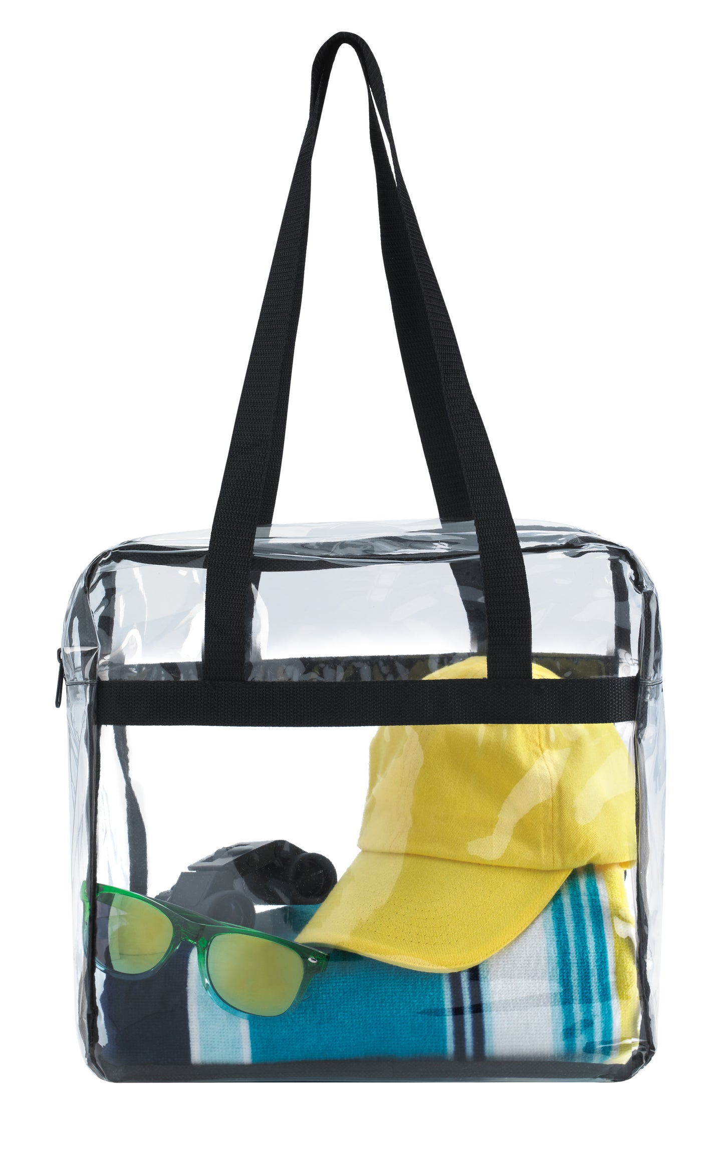 Clear Zippered Tote