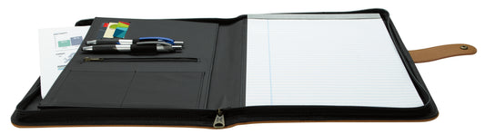 Natisino Zippered Padfolio